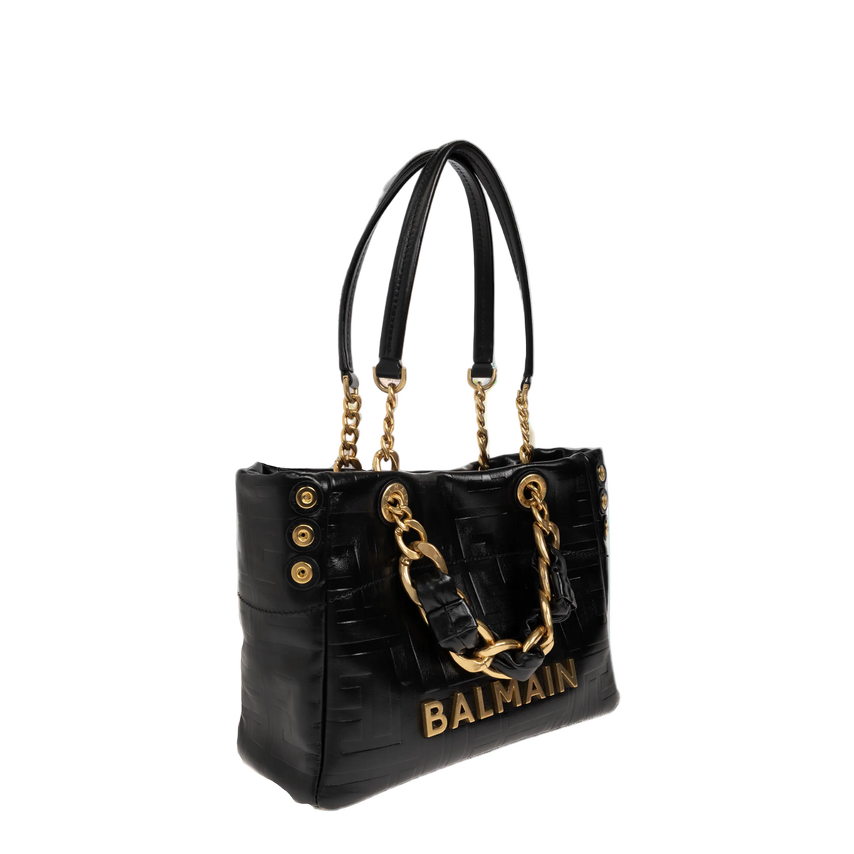 MAYFEYR - Balmain - Small 1945 Soft Bag - HN1FD871LETF0PA