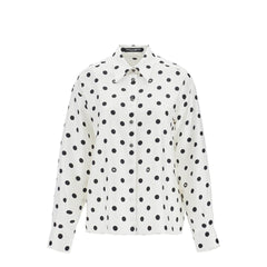 Dolce & Gabbana silk polka dot print blouse