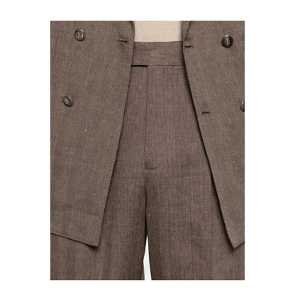MAYFEYR - Brunello Cucinelli - Linen And Virgin Wool Chevron Leisure Suit - MZ408LDPH2