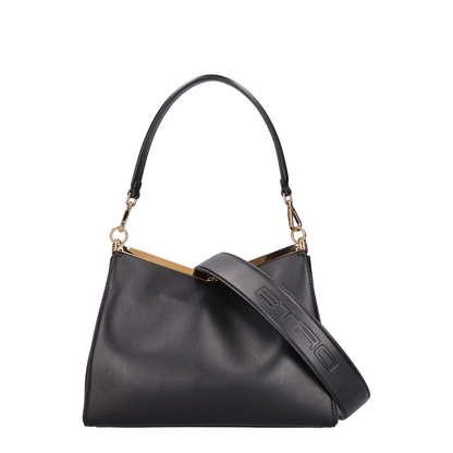 Vela M Leather Shoulder Bag