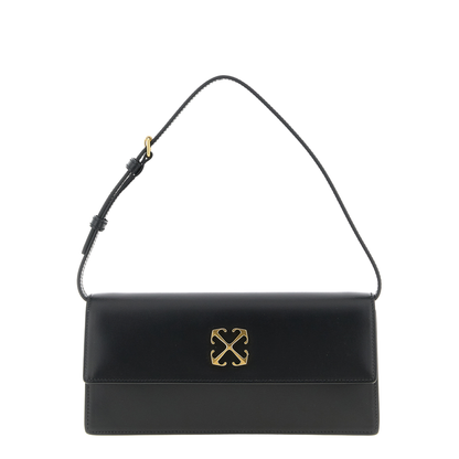 Jitney 1.0 Calf Leather Shoulder Bag - Black