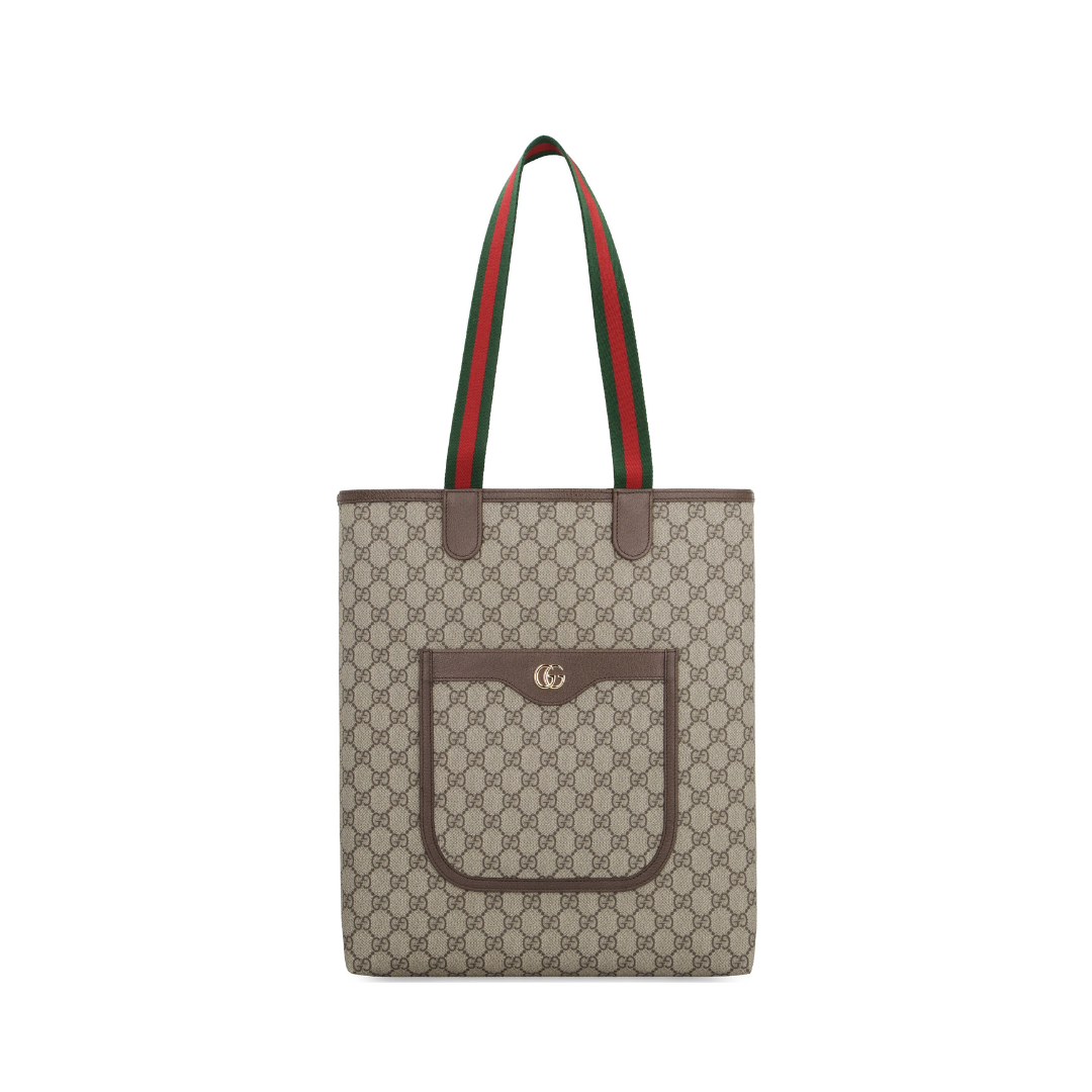 Ophidia GG Small Tote Bag, Gold Hardware