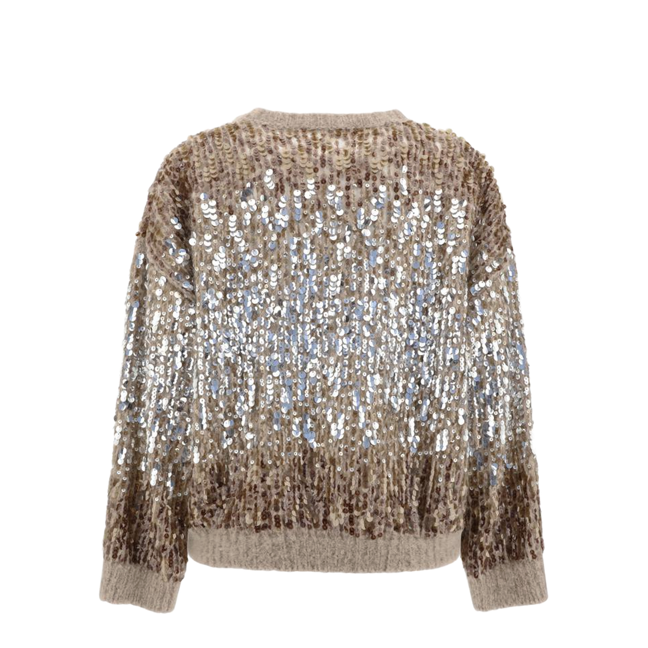 Ombré-Effect Sequin-Embellished Sweater