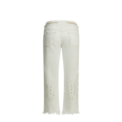 MAYFEYR - Isabel Marant - Alison Straight Leg Jeans - 26EPA0694FAD2H01I20WH