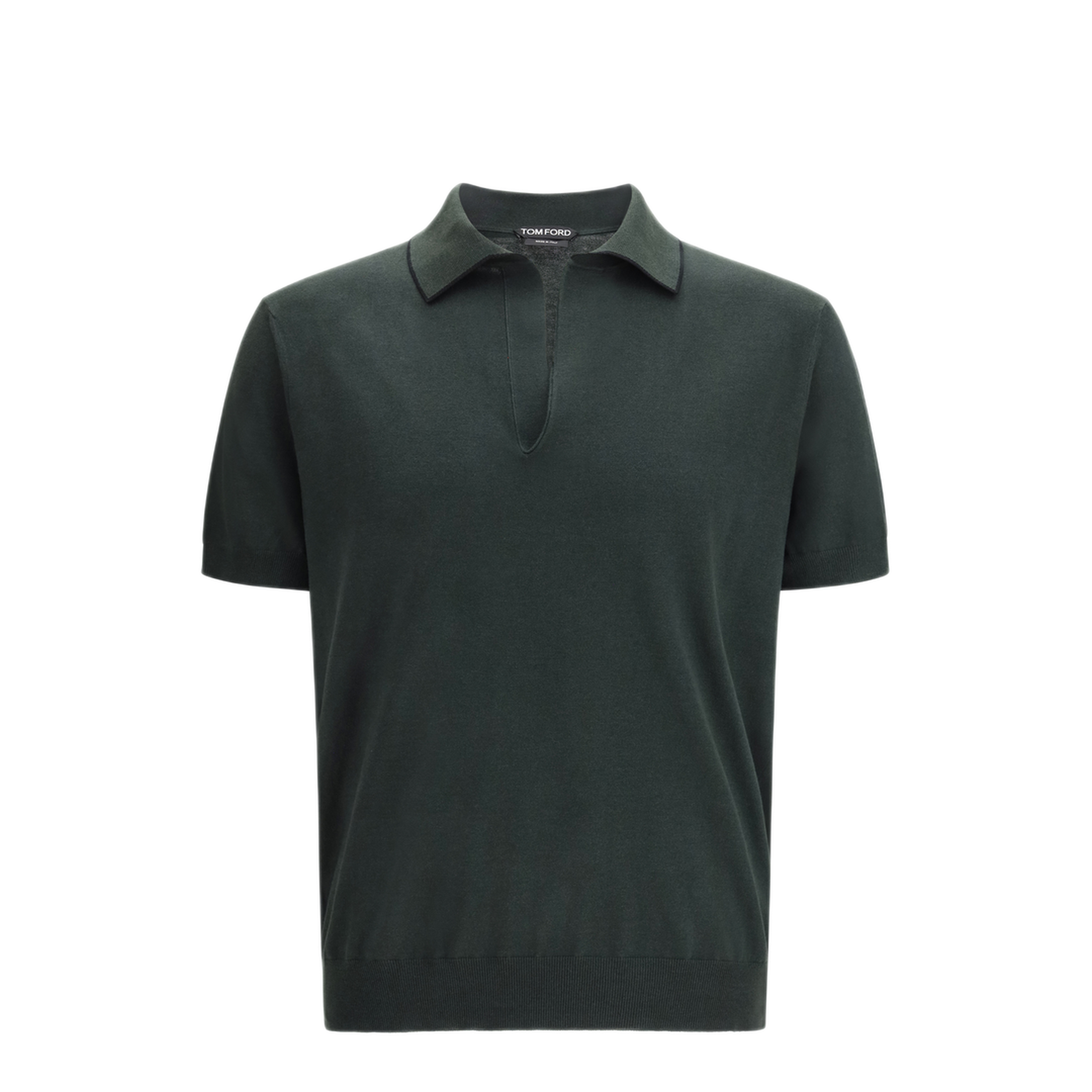 MAYFEYR - Tom Ford - Cotton And Silk Blend Polo Shirt - KPS041YMC047GAS