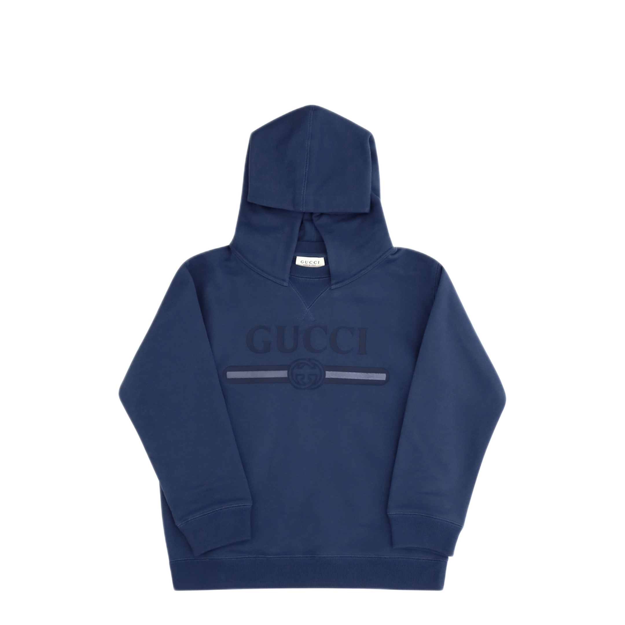 MAYFEYR - Gucci - Cotton Hooded Sweatshirt With Print For Boy - 855554XJHXM4393