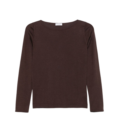 Cashmere Boat-Neck Sweater