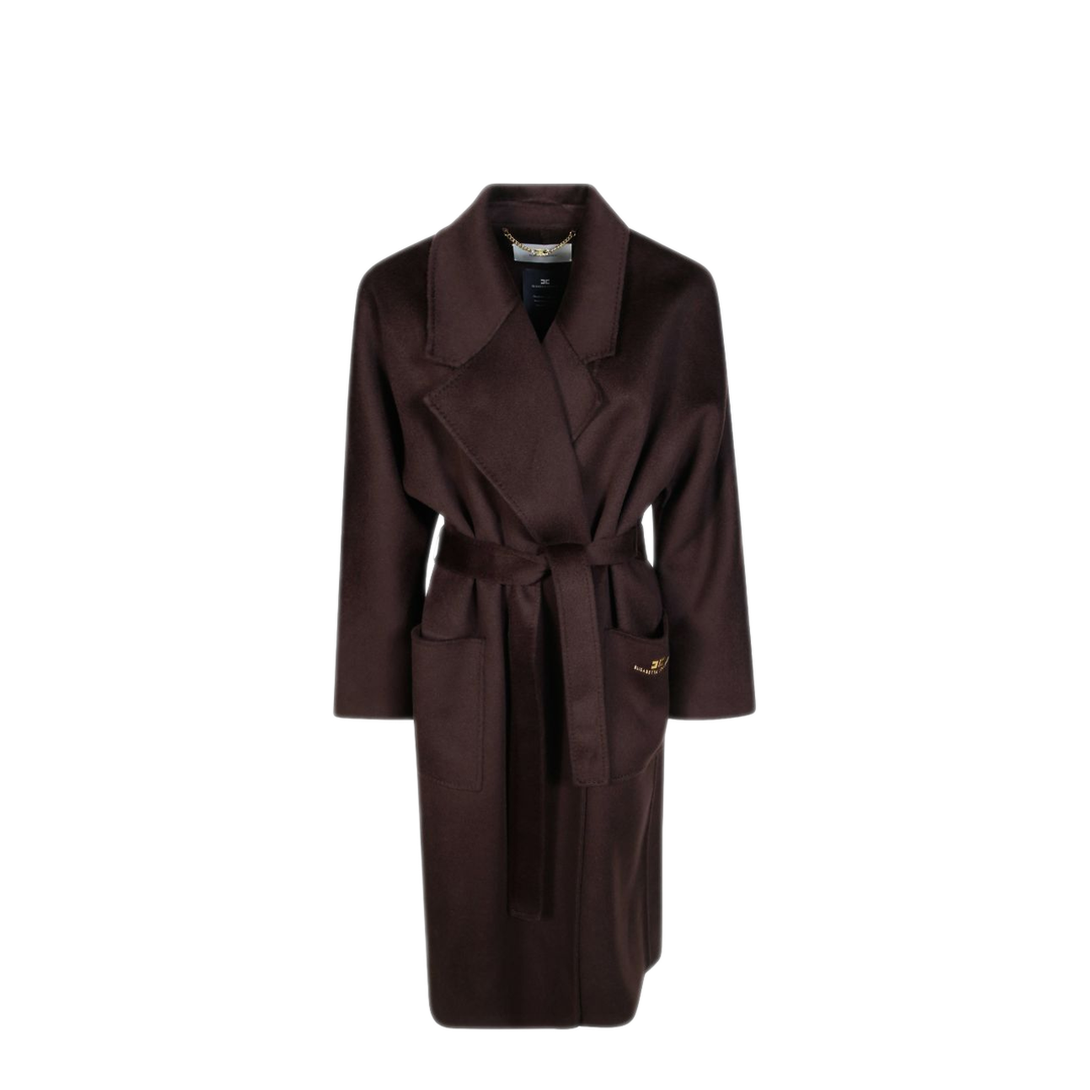 MAYFEYR - Elisabetta Franchi - Coats Brown - CP01D66E2EV9