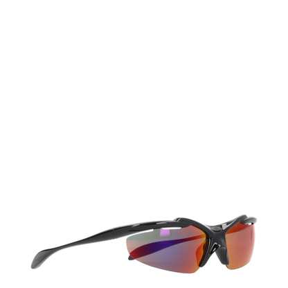 Turbo D-frame Sunglasses in Black