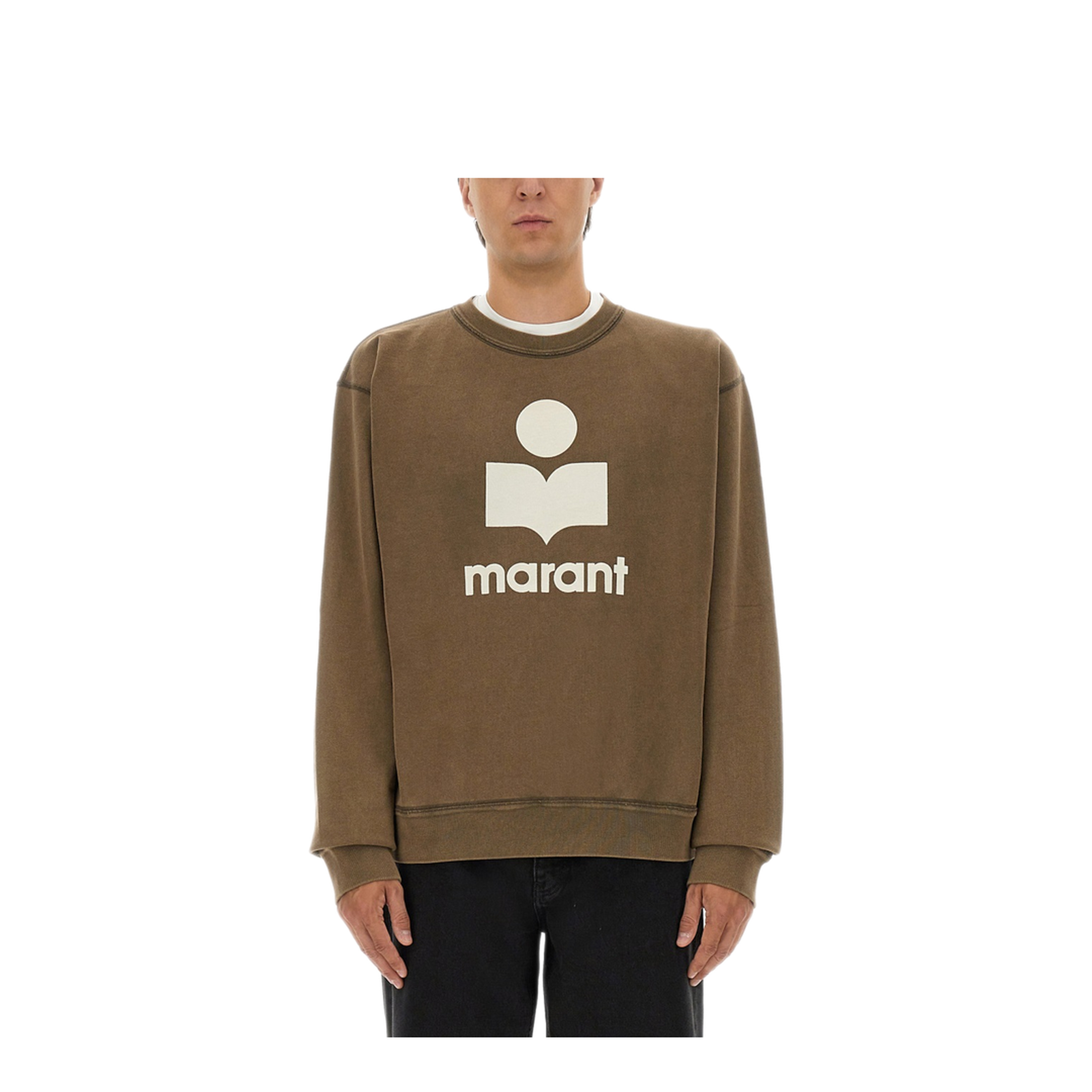 MAYFEYR - Marant - Mikoy Sweatshirt With Logo - SW0029HAC3M06HDBEC