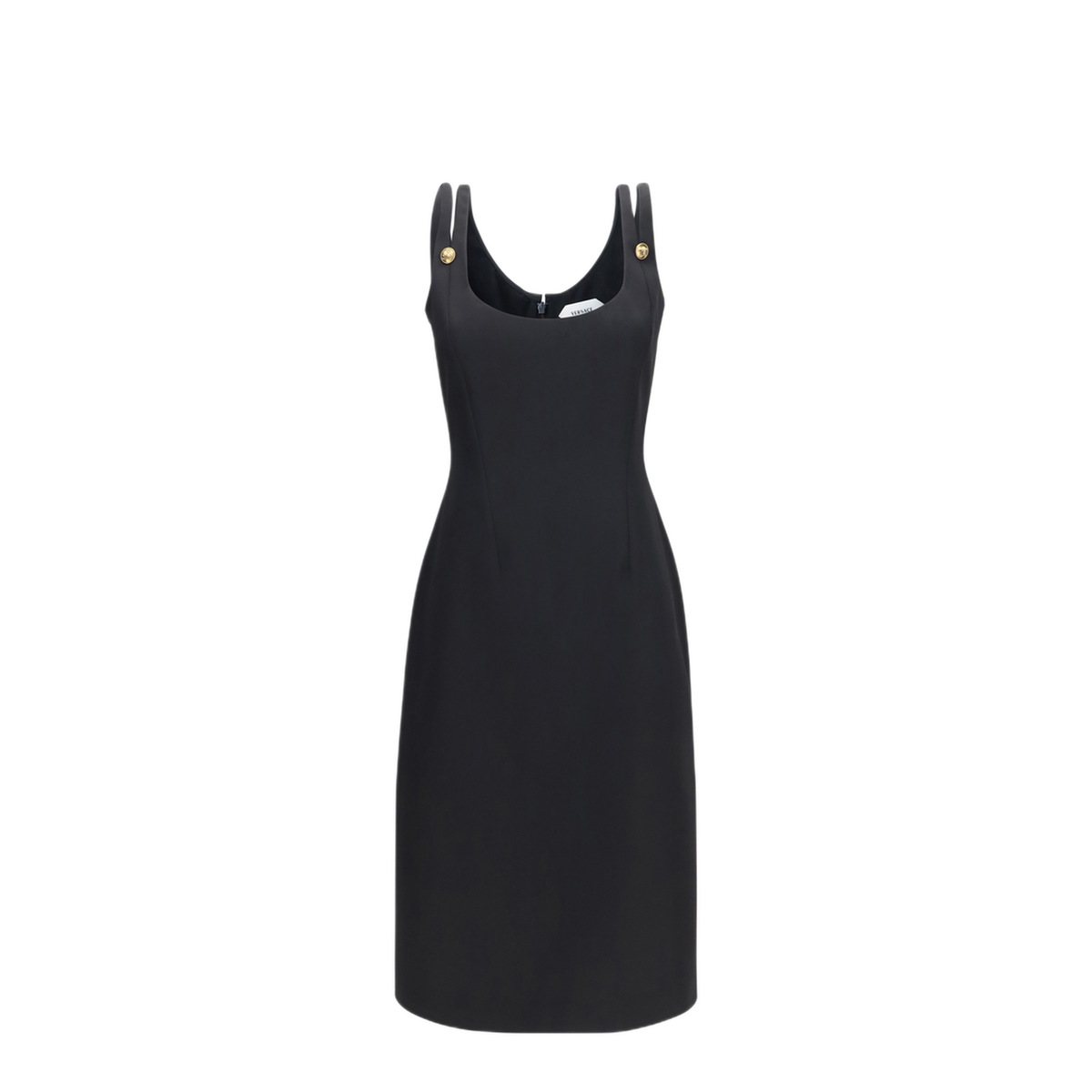 MAYFEYR - Versace - Midi Grain De Poudre Wool Dress - 10267001A177931B000