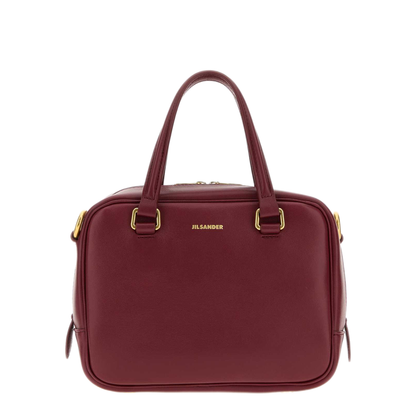 MAYFEYR - Jil Sander - Burgundy Leather Small Vision Handbag - J07WD0117P9079611