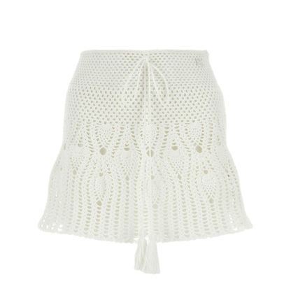 MAYFEYR - Loewe - White Crochet Shirt - S616Y17K36WHITE