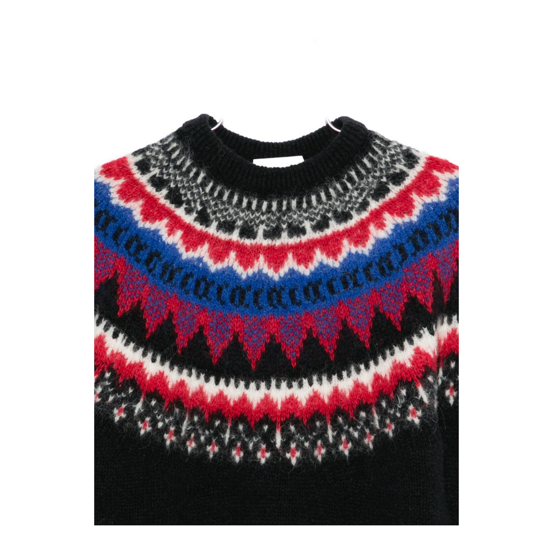 Wool Crewneck Jumper - Black