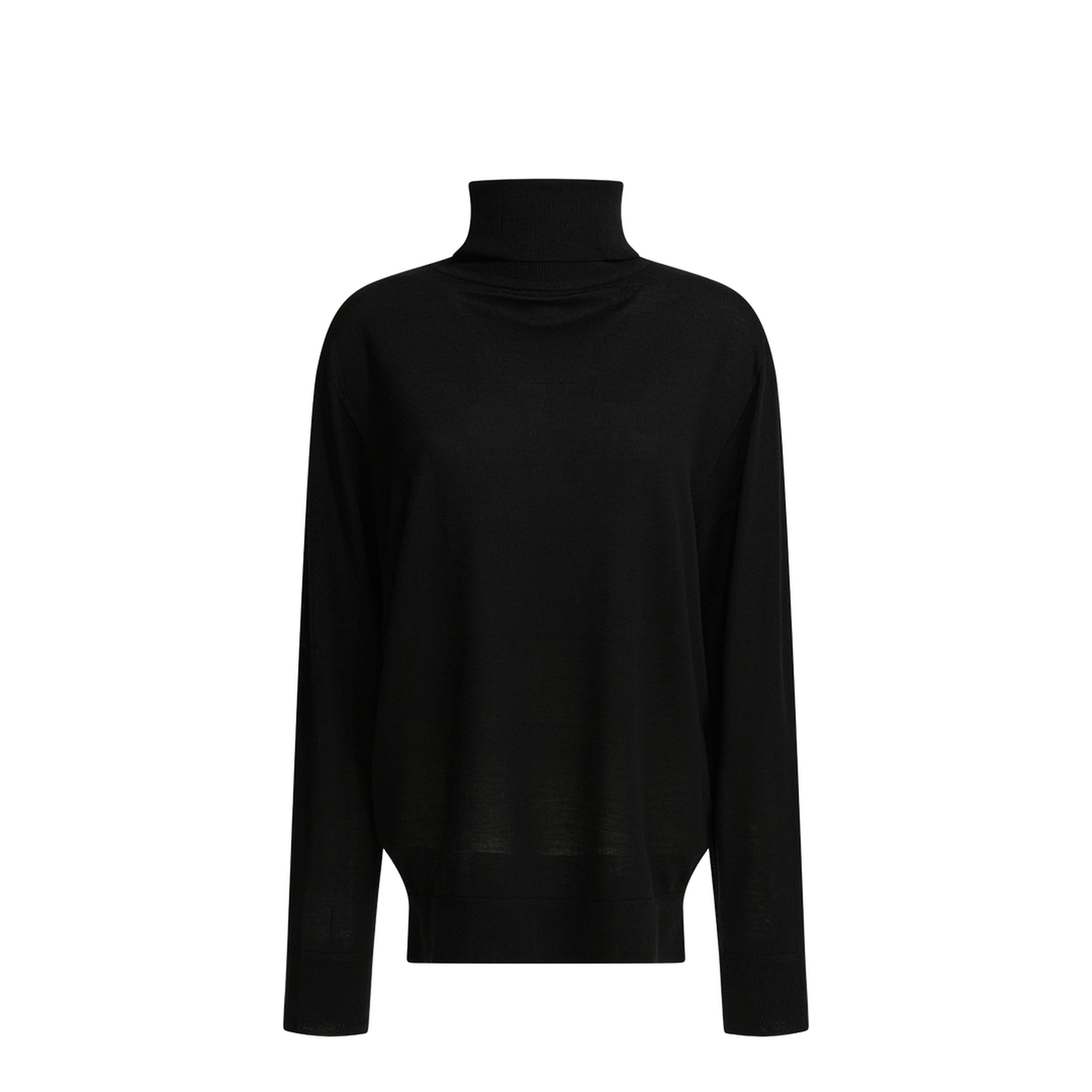MAYFEYR - Toteme - Merino Wool Turtleneck Sweater - 261-WRT0641-YA0226-001BLACK