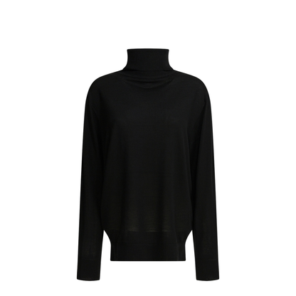 MAYFEYR - Toteme - Merino Wool Turtleneck Sweater - 261-WRT0641-YA0226-001BLACK