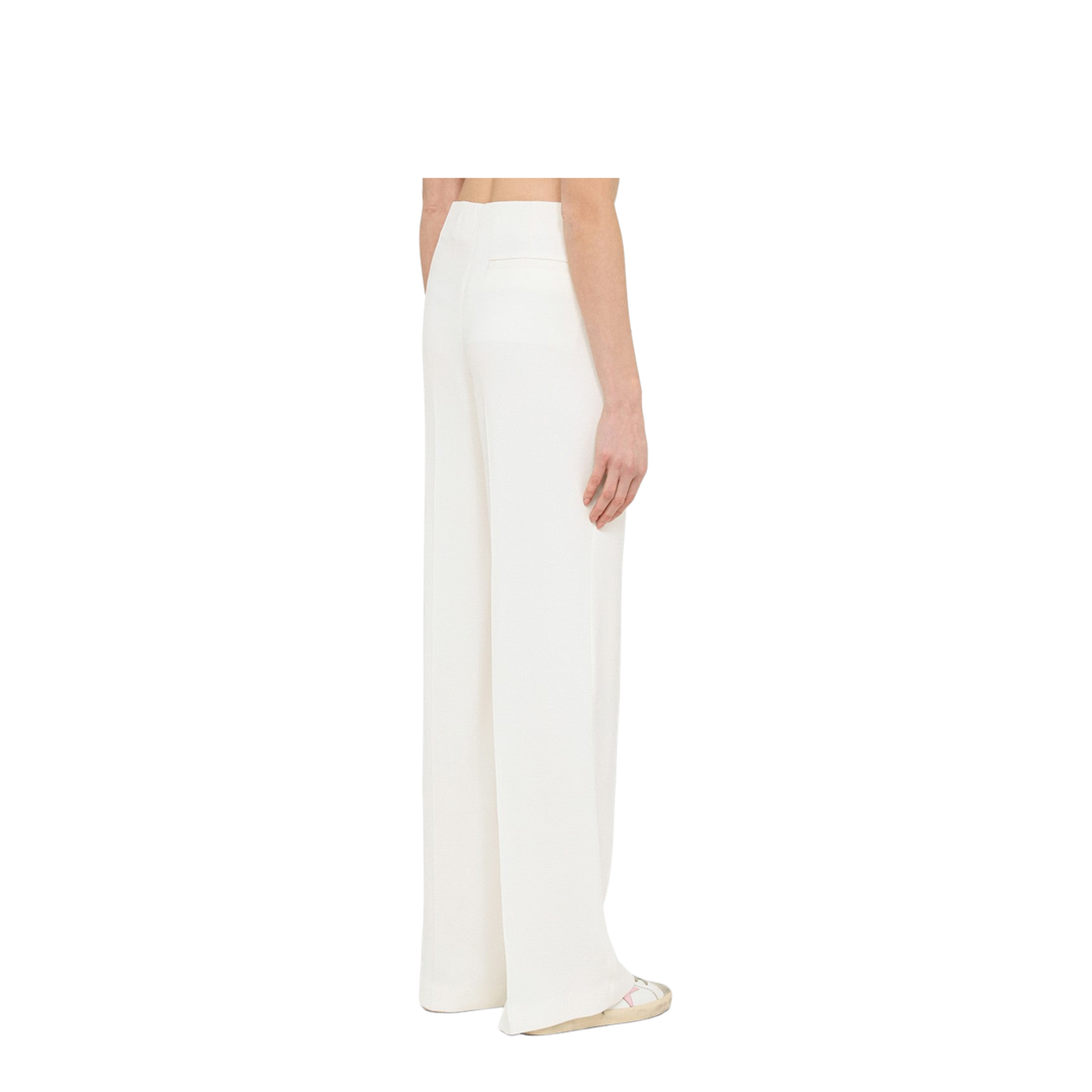 Wide Cream Trousers