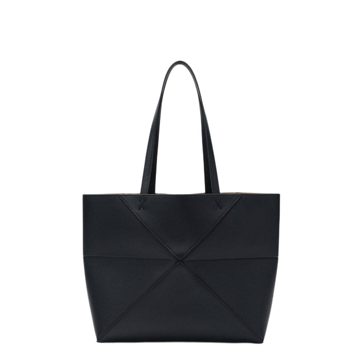 MAYFEYR - Loewe - Medium Puzzle Fold Tote Bag In Navy Blue Leather - A779PEWX04LE5544