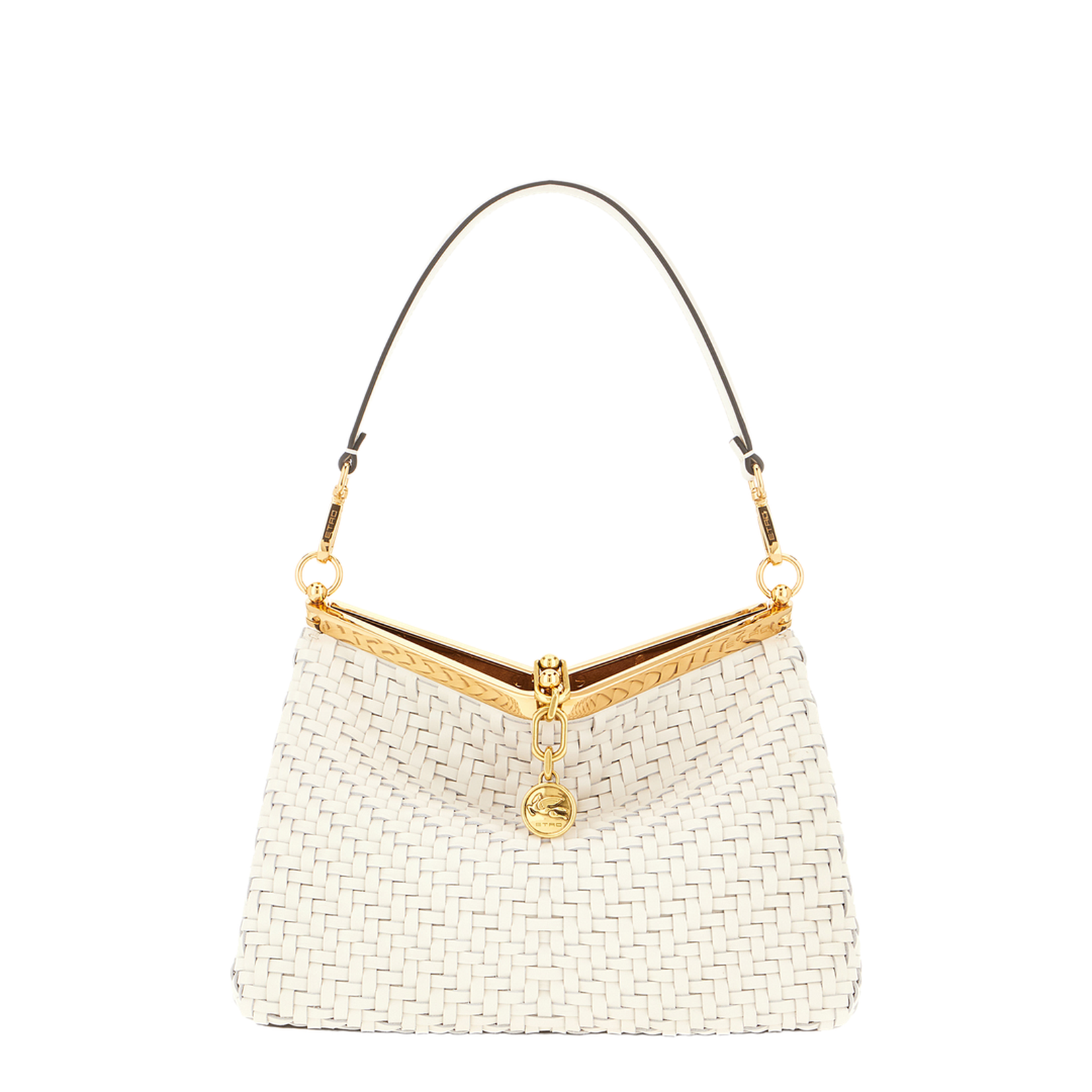 Medium Vela Calfskin Shoulder Bag