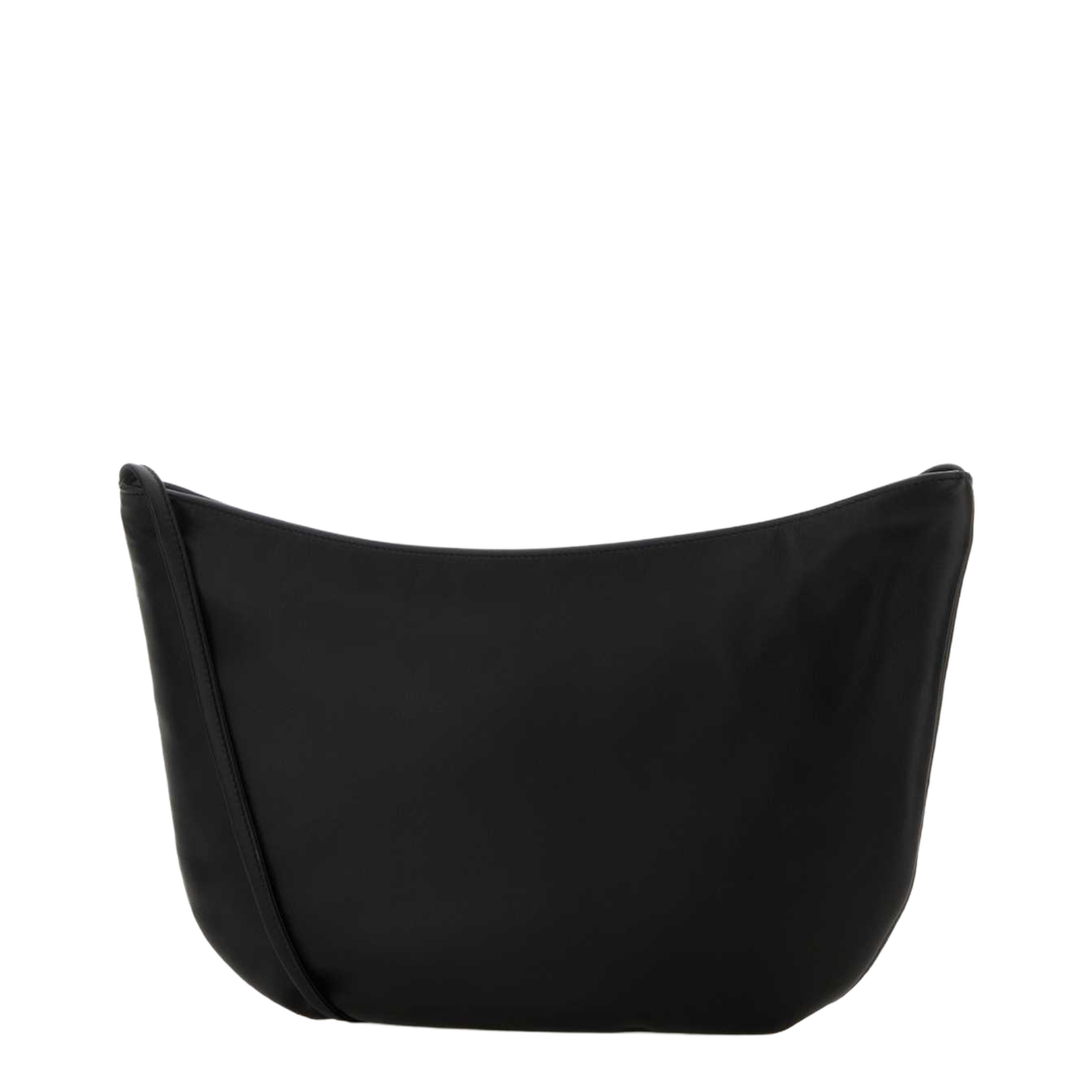 Black leather Izzy crossbody bag