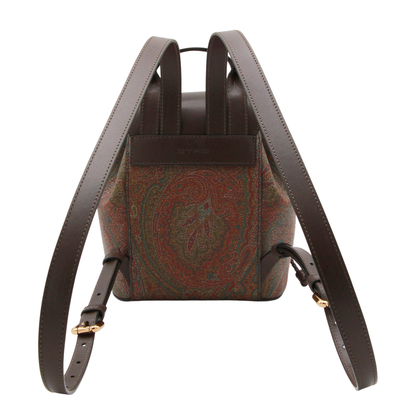 Essential S Arnica Small Jacquard Backpack - Brown
