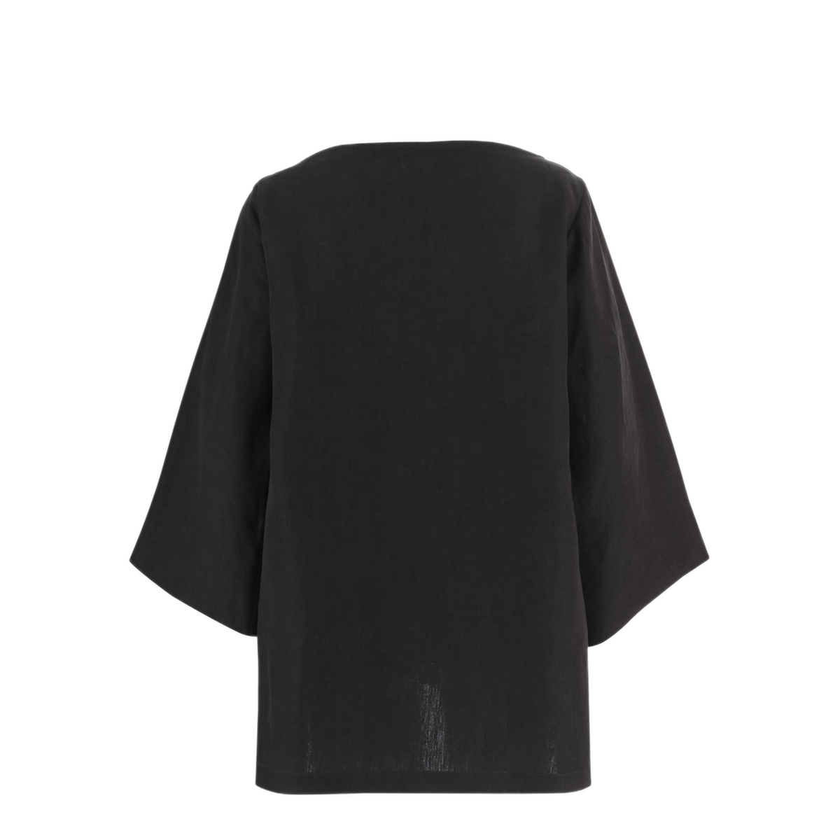 MAYFEYR - The Row - Black Linen Junia Blouse - 10843W4357BLK