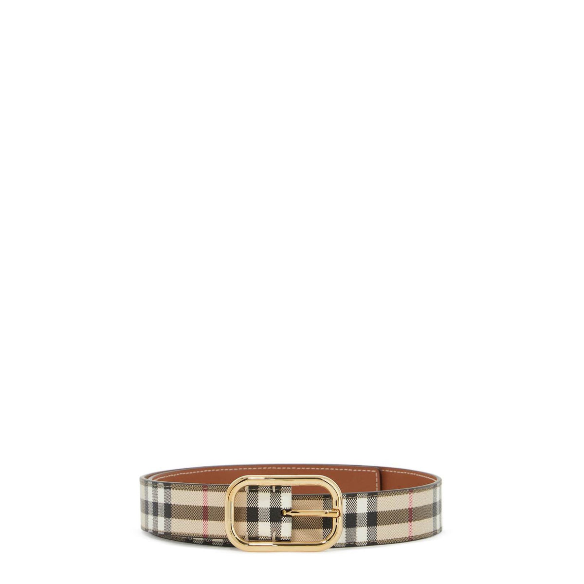 Burberry ered fabric belt with coating