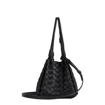 Intrecciato Leather Shoulder Bag