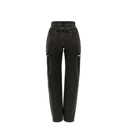 Jeans Con Dettaglio Cut Out