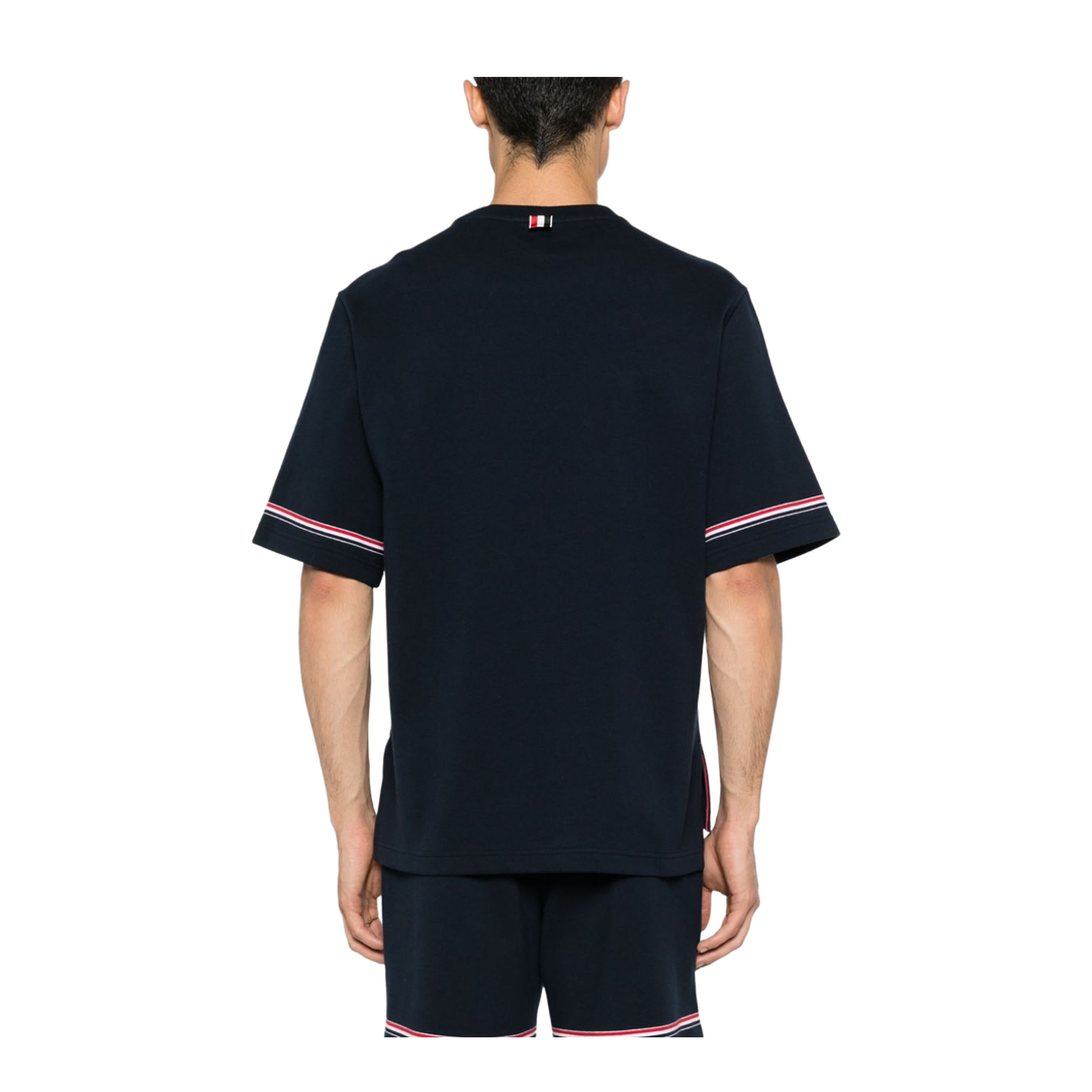 Navy Blue Cotton Jersey T-shirt