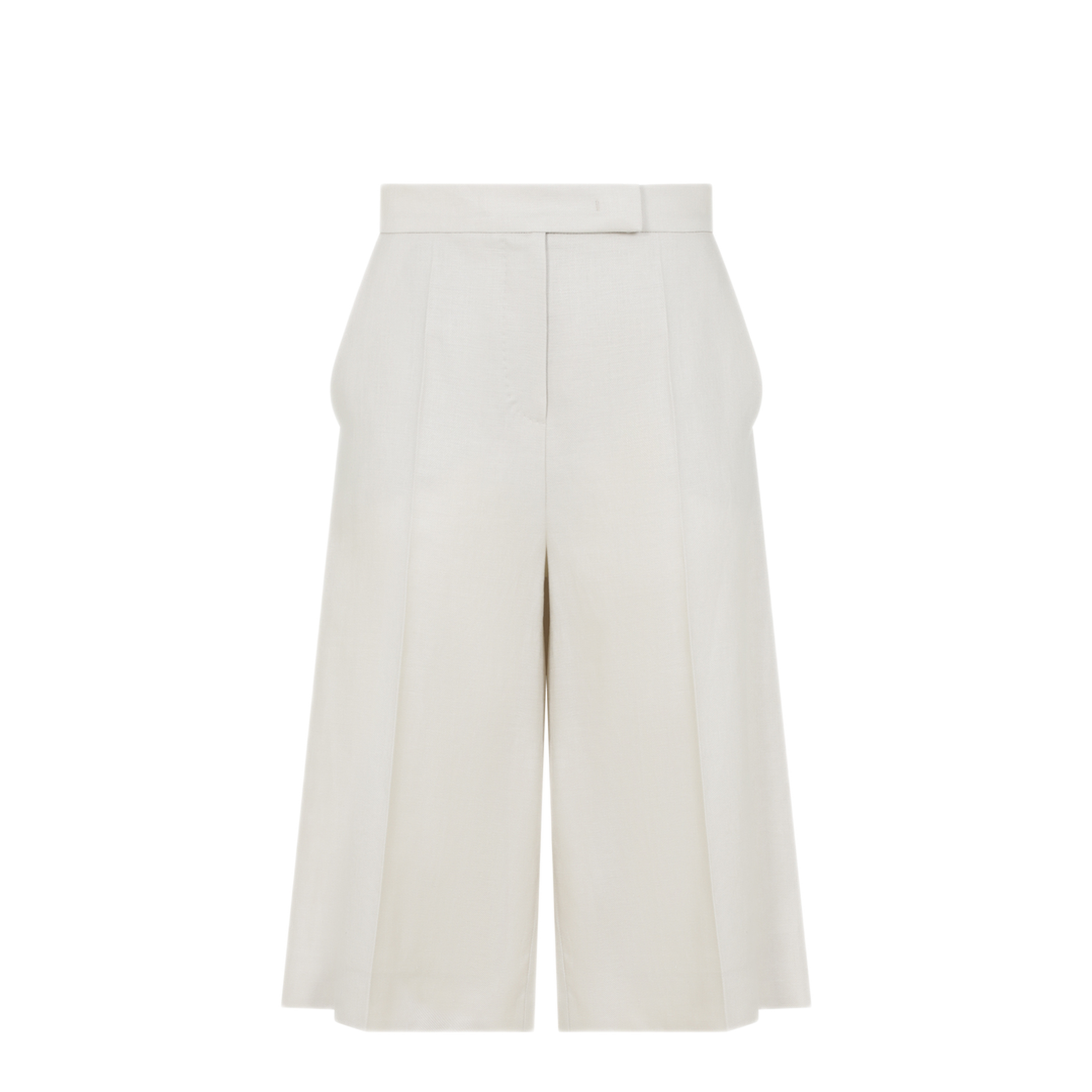 MAYFEYR - Max Mara - White Linen Bermuda - 2611131032600006
