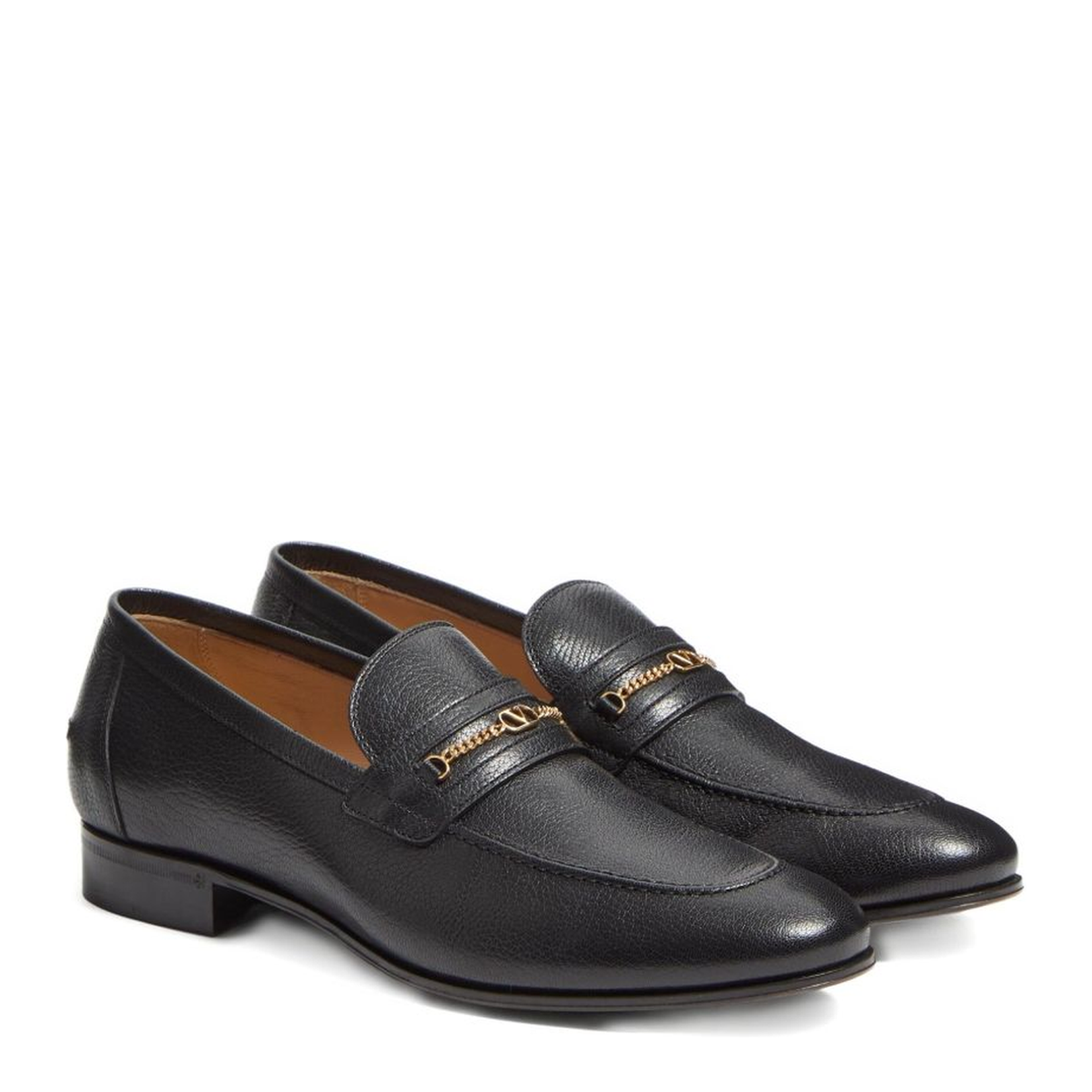Black Slip-On Style Round Toe Flat Sole
