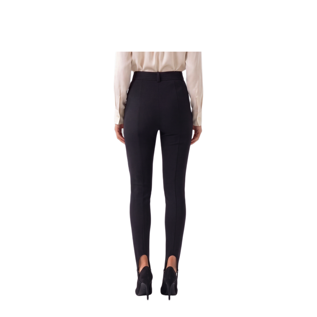MAYFEYR - The Frankie Shop - Lili Black Stirrup Pants - LEFS23062100BLACK