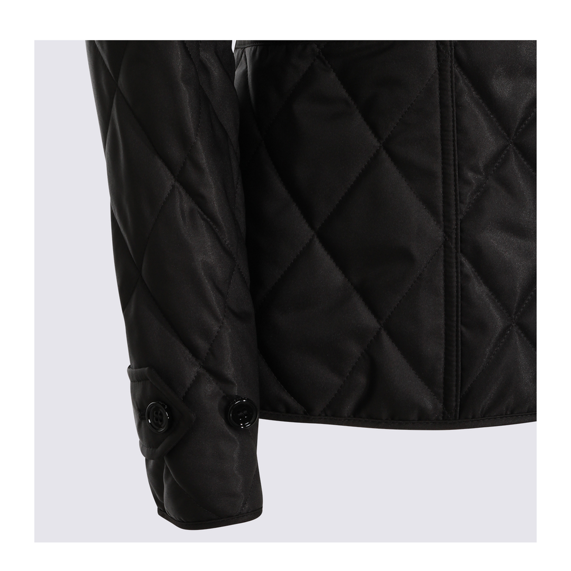 Quilted Jacket In Black