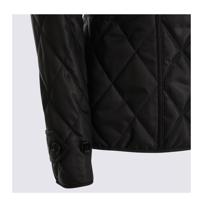 Quilted Jacket In Black