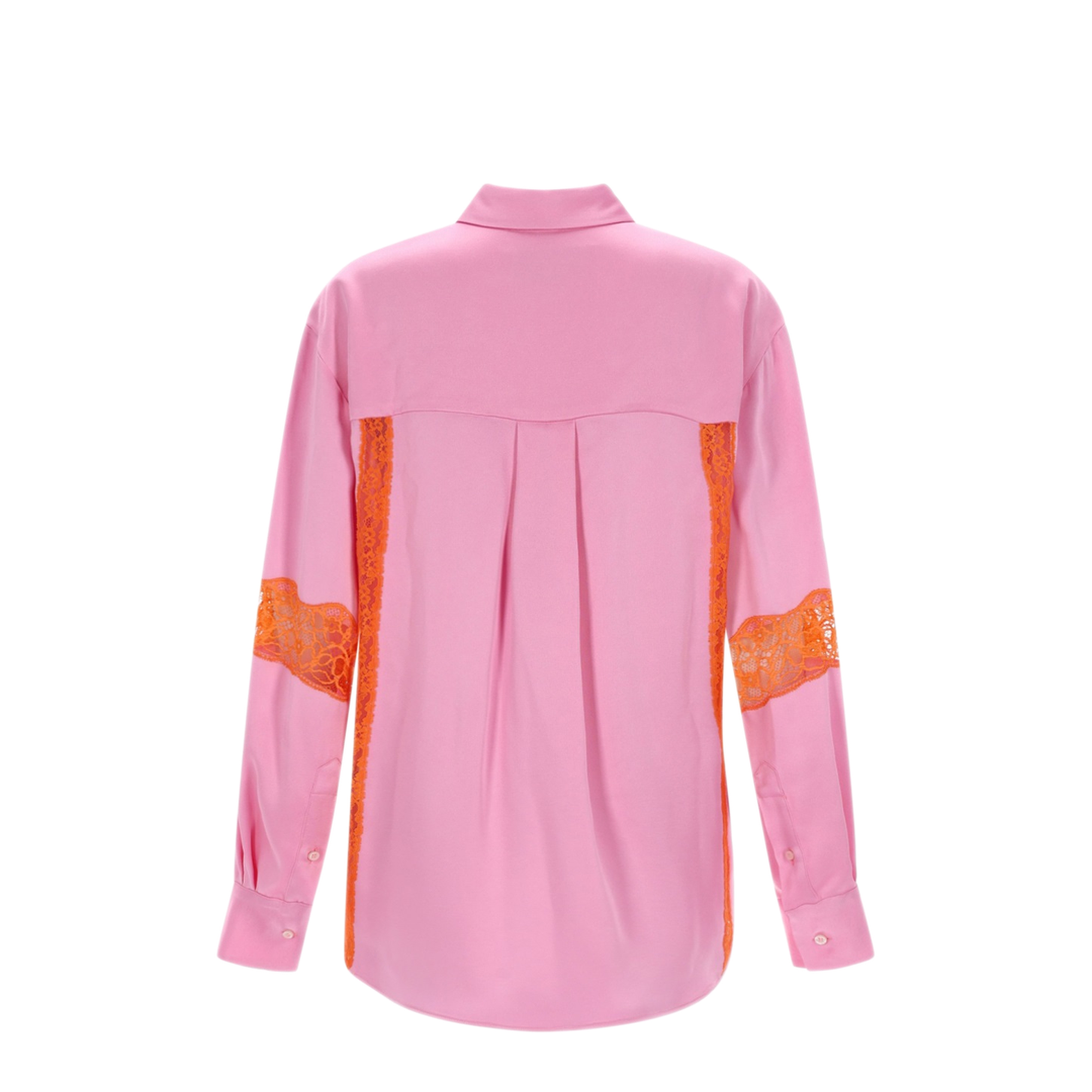 MAYFEYR - MSGM - Shirt With Lace Inserts - 4041MDE2326710312