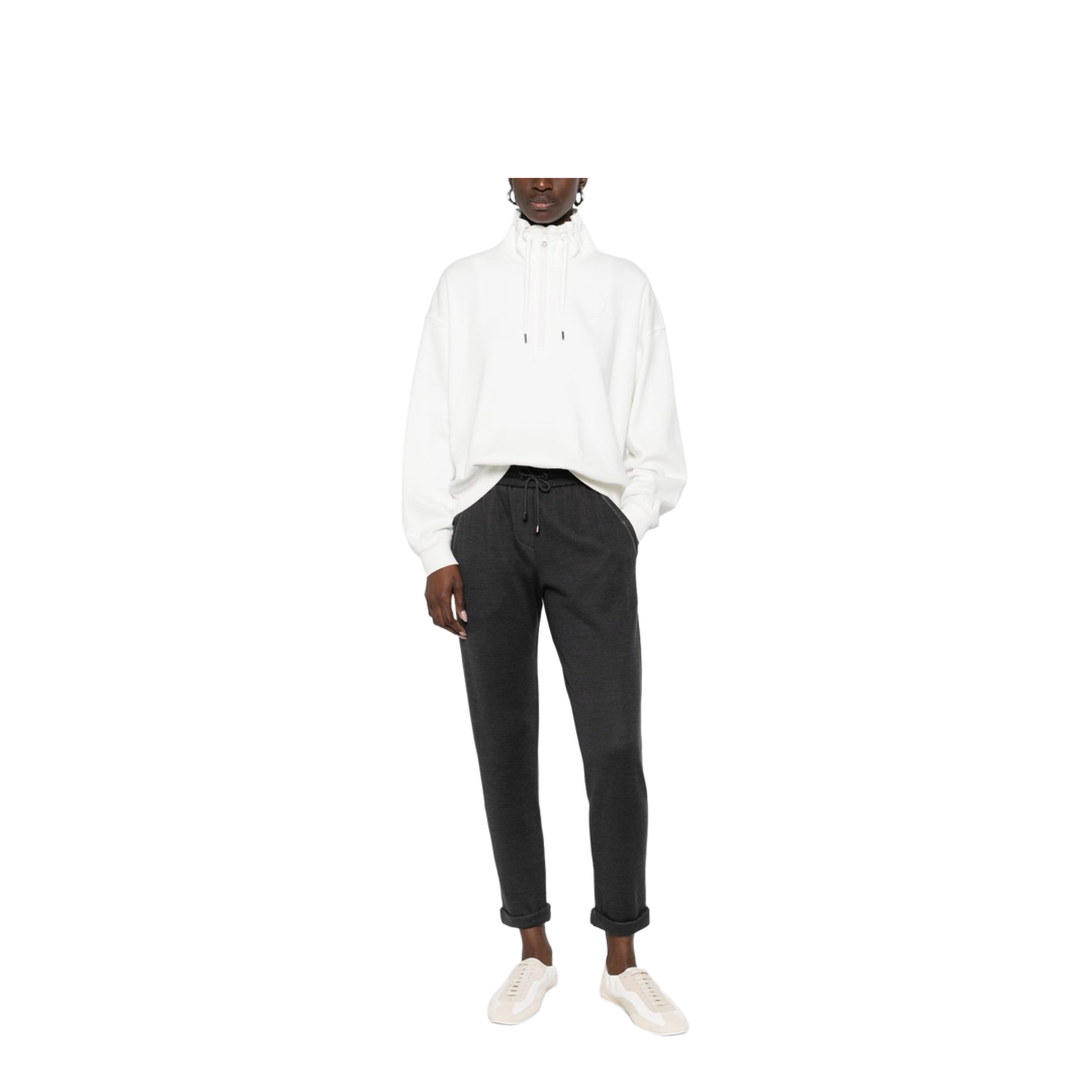Cotton And Silk Blend Trousers