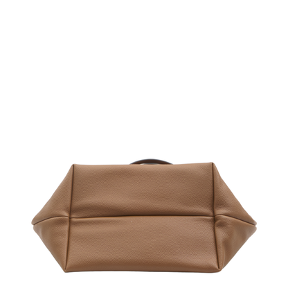 Totissima Large Leather Tote Bags - Brown