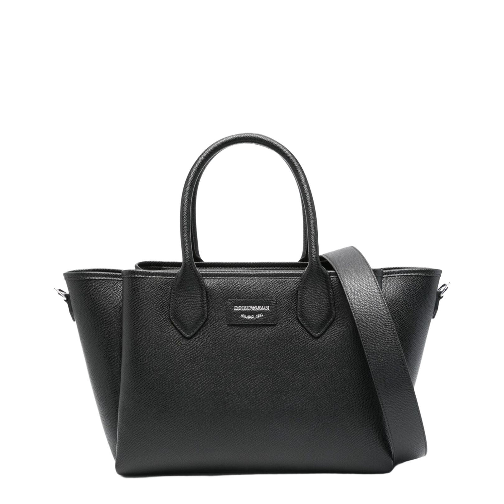 Medium Shopper Bag with Palmellato Finish