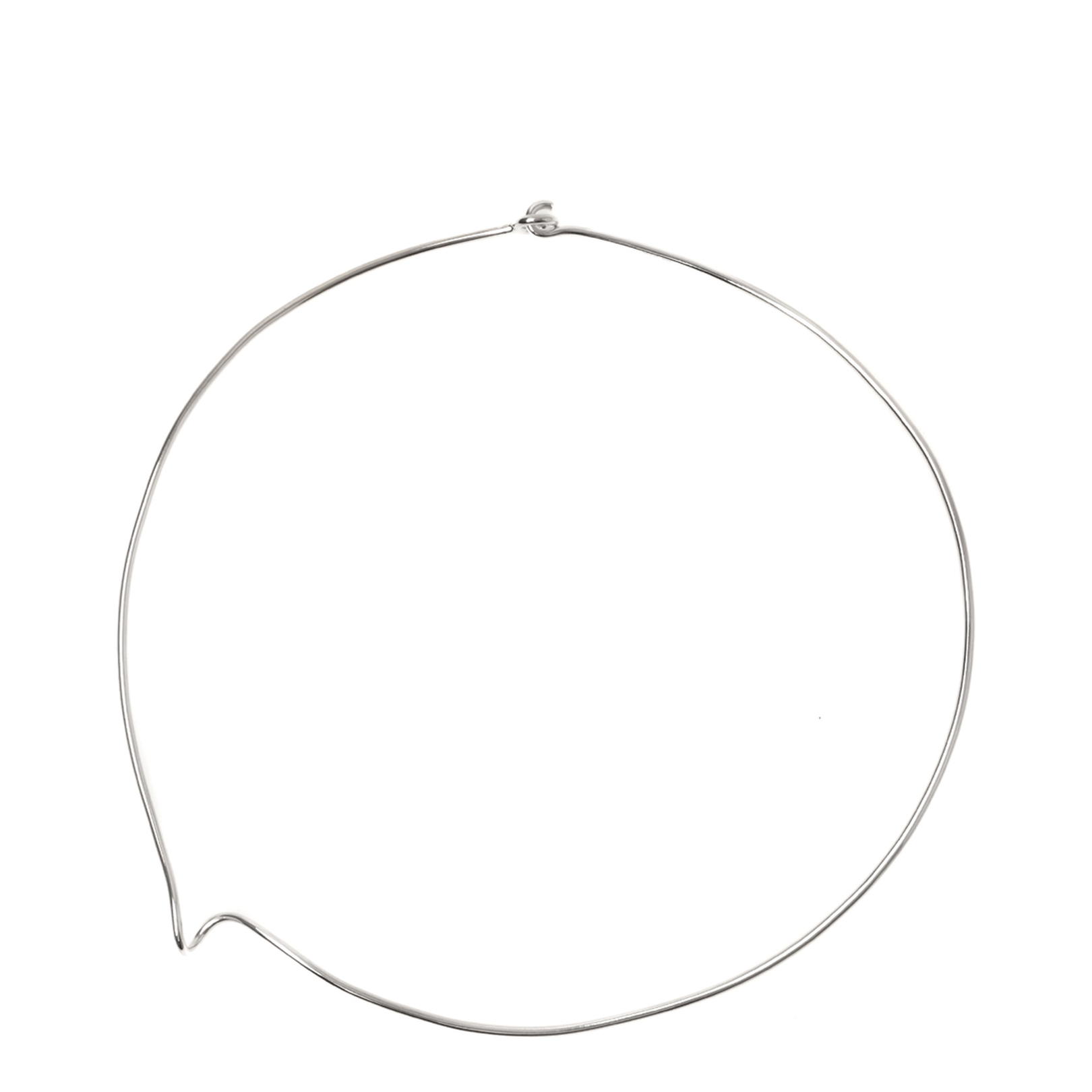 Dancing Lines Choker - Silver