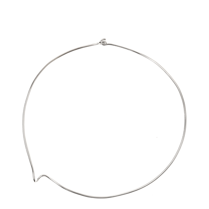 Dancing Lines Choker - Silver
