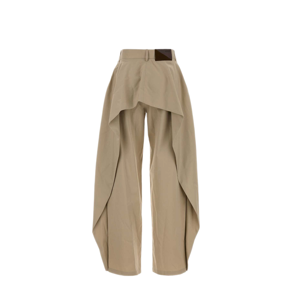 MAYFEYR - Loewe - Beige Cotton Blend Wide Leg Pants - S359Y04XJ9BEIGE