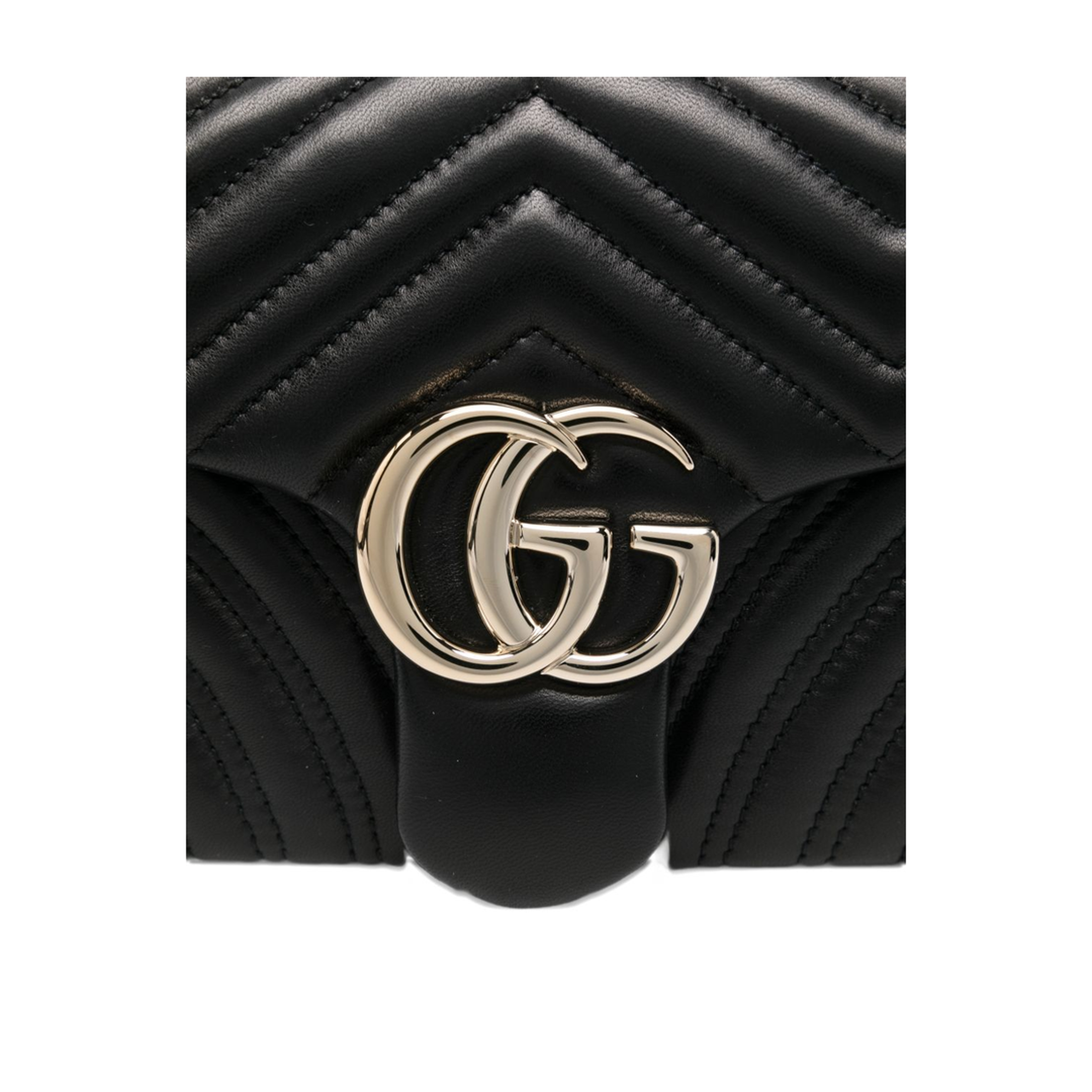 GG Marmont Medium Shoulder Bag - Black