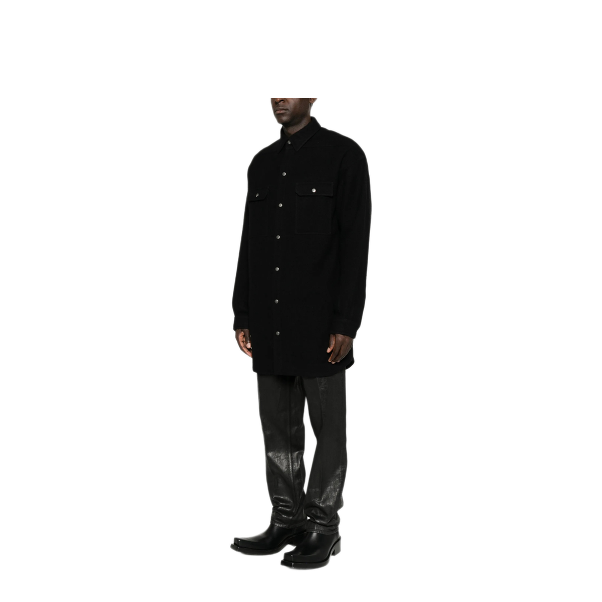 MAYFEYR - Rick Owens - Long Wool Overshirt - RU02F4728WBD09