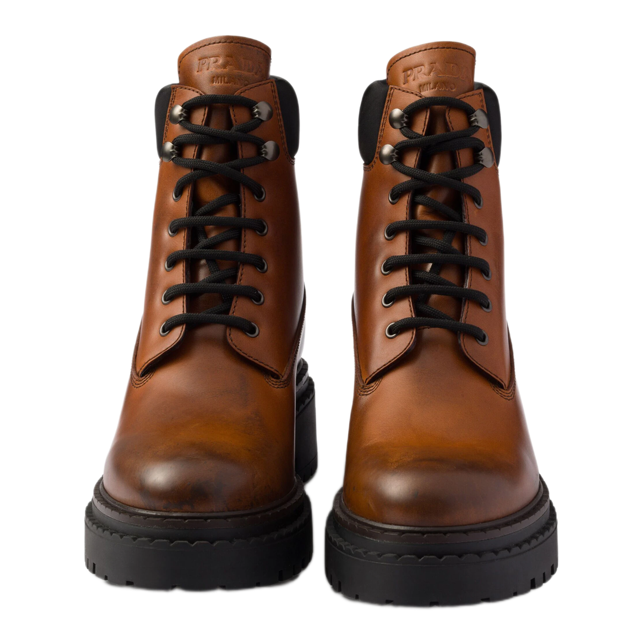MAYFEYR - Prada - Leather And Re-Nylon Booties - 1T704NFG0553LPPF0046