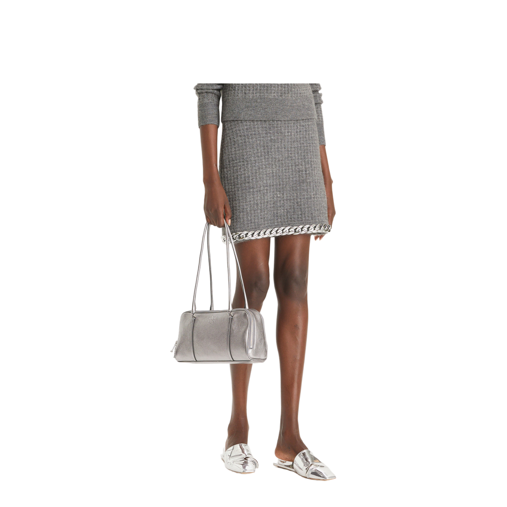 Chain Mini Skirt