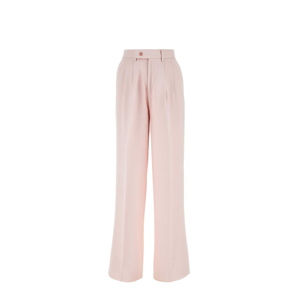 Pink Double Pleated Trousers