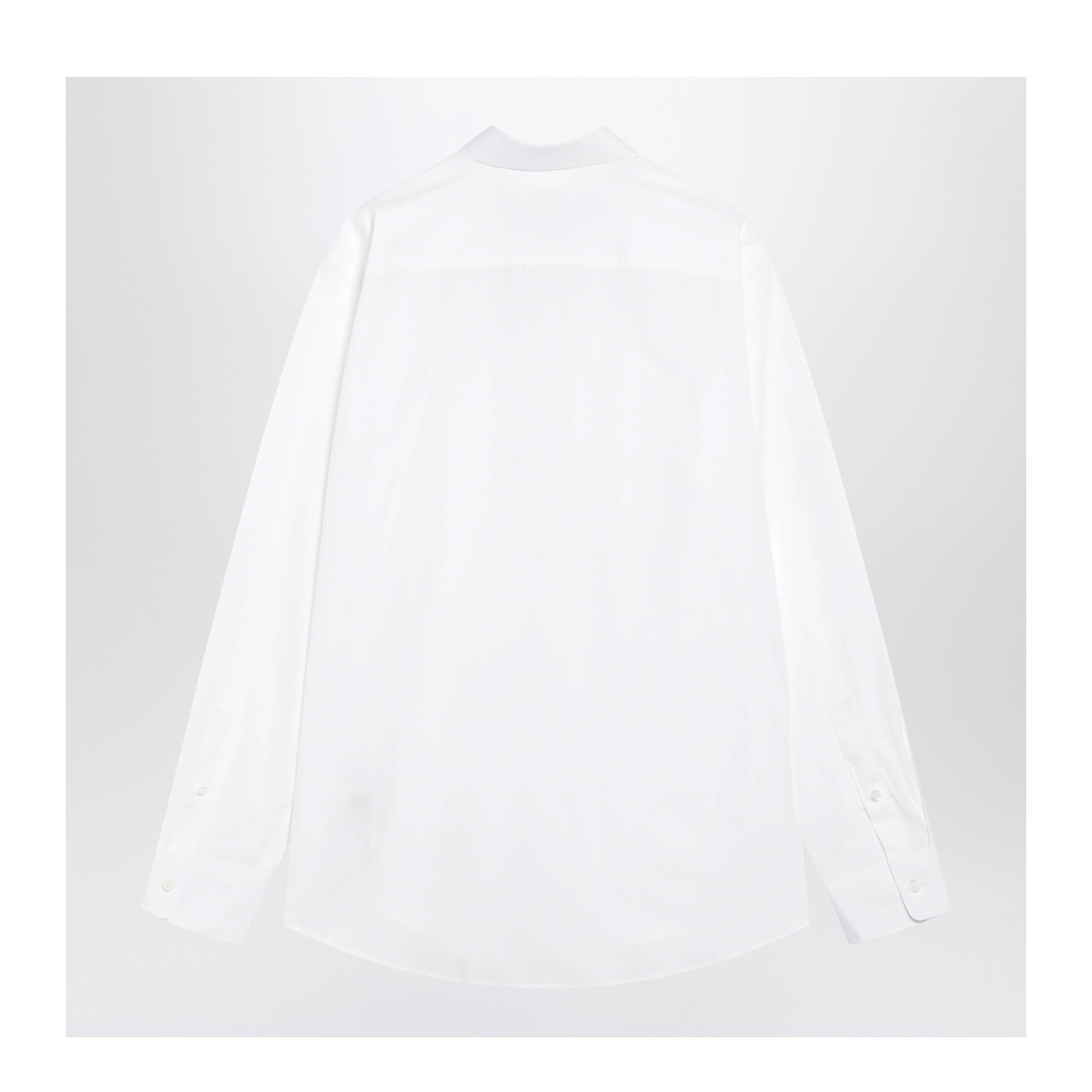 MAYFEYR - Burberry - Classic-Fit Cotton Poplin Shirt With Check Trim - 8127274136633A1462
