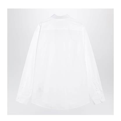 MAYFEYR - Burberry - Classic-Fit Cotton Poplin Shirt With Check Trim - 8127274136633A1462