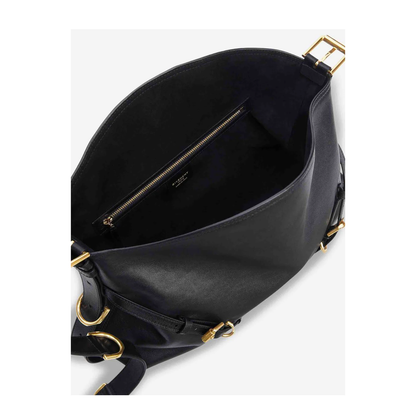 Medium Voyou Bag in Shiny Leather